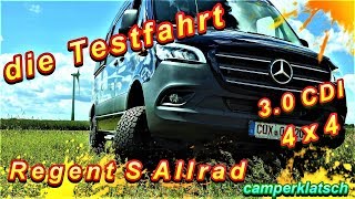 🔥 La Strada Regent S 4x4 💥der neue Mercedes Sprinter Allrad 4x4 Kastenwagen Wohnmobil 🔥 Test [upl. by Tratner]