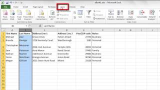 How to Sort Excel 2010 by Alphabetical Order [upl. by Etnoek]