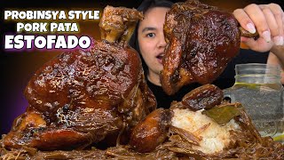 PATA ESTOFADO PROBINSYA STYLE MUKBANG PINOY MUKBANG [upl. by Elvyn170]