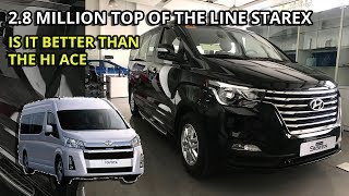 2019 Hyundai Grand Starex Platinum Is it better than the Hiace Grandia and Alphard Philippines [upl. by Nuawtna]