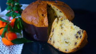 Ricetta panettone con gocce di cioccolato fatto in casa [upl. by Eintruoc]