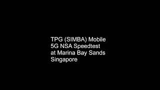 TPG SIMBA 5G NSA is tested at MBS Shoppes by the Bay xiaomi12pro SIMBA 5G 網絡速度測試 ocworkbench [upl. by Innavoeg]