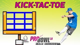 KickTacToe 2018 Pro Bowl Skills Showdown  NFL Highlights [upl. by Hardin]