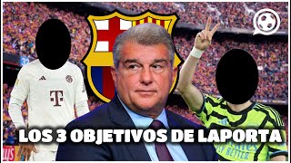 🚨 Los 3 FICHAJES GRATIS que quiere LAPORTA para el FC BARCELONA [upl. by Akciret]