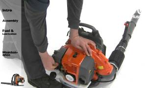 Husqvarna Backpack Blowers  Starting Instructions [upl. by Carley]