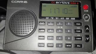 C Crane Skywave SSB2 Shortwave 073024 China Radio International in English from Xianyang China [upl. by Enutrof]