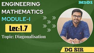 Lec17DiagonalisationEngineering mathematics Linear algebra [upl. by Brockwell253]