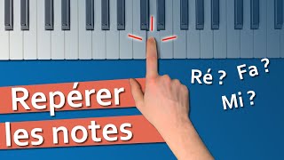 Comment repérer les notes sur le piano  spécial débutants [upl. by Clemmy636]