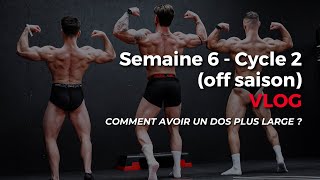 VLOG  COMMENT AVOIR UN DOS LARGE  CYCLE 2 OFF SAISON [upl. by Aneleiram]