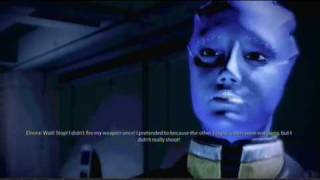 Mass Effect 2 Elnora the Mercenary  Both outcomes [upl. by Gustin738]