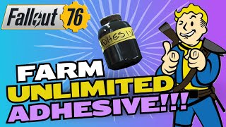 Get Unlimited Adhesive In Fallout 76 [upl. by Anawahs763]