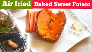 HOW TO BAKE WHOLE SWEET POTATOES IN AIR FRYER AIR FRIED BAKED WHOLE SWEET POTATOES RECIPE airfryer [upl. by Bixby]