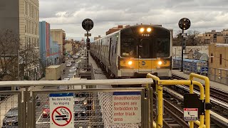 LIRR M7 7103 City Terminal train ride from Nostrand Avenue to Atlantic Avenue [upl. by Aspasia981]