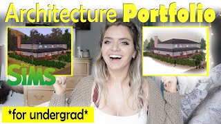 making freshman PORTFOLIO for ARCHITECTURE Admission  How to get into Architecture School [upl. by Esaele]