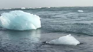 Floating Iceberg on to Atlantic Ocean [upl. by Yelir564]