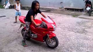 Atche and her Astig Mini big bike [upl. by Notseh809]