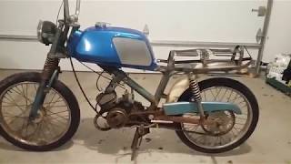 Peugeot BB3K Super Moped  49cc Engine 3 Speed Trans  Shifty Fifty [upl. by Malha242]