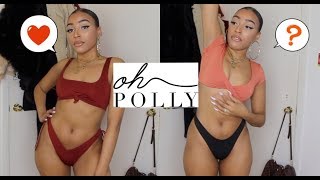 Oh Polly Swimwear Try On Haul  I AM SHOOK DARCIA DORILAS [upl. by Acyssej]