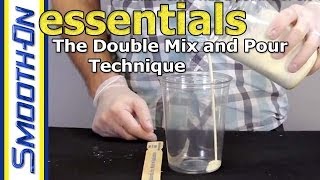 How to Mix Casting Resin  Double Mix and Pour  Mold Making Essential [upl. by Anos]