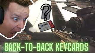 I FOUND BACKTOBACK COLORED KEYCARDS  Escape From Tarkov [upl. by Ramirolg]