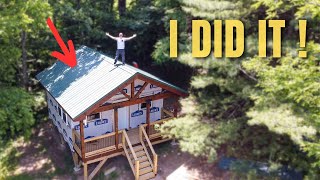 They Told Me I Wouldn’t Be Able to Install a Metal Roof Alone I Proved Them Wrong  Ep 50 [upl. by Prud769]