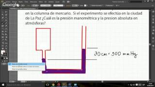 EJERCICIO RESUELTO DE GASES Y PRESION ATMOSFERICA MANOMETRICA Y ABSOLUTA [upl. by Alegre]