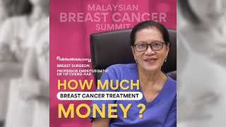 How much MONEY for Breast Cancer Treatment   Malaysian Breast Cancer Summit 2024 [upl. by Aihtennek]