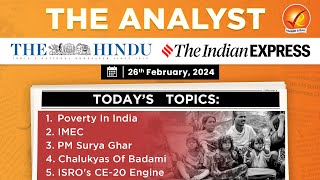 The Analyst  26th February 2024  Vajiram amp Ravi  Daily Newspaper Analysis  Current Affairs Today [upl. by Acinnor]