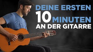 Für Anfänger  erste Schritte an der Gitarre schnell erklärt [upl. by Gault]