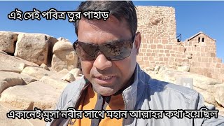 এই সেই পবিত্র তুর পাহাড়। tur pahar। মূসা নবী। [upl. by Atinnod414]