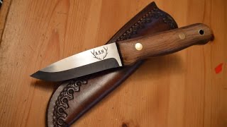 Bushcraft knife Deeper grind [upl. by Htebizile]