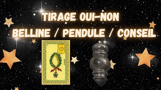 TIRAGE OUINON AVEC BELLINE ET LE PENDULE 3 CHOIX🔮 Je réponds à ta question🔮 belline Pendule [upl. by Lombardo]