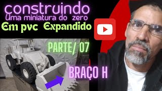 como fazer braço H de miniatura de máquina em PVC [upl. by Dulcinea]