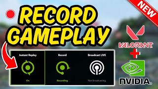 How To Record Gaming Highlight Clips With Nvidia Experience Shadowplay  Record Valorant [upl. by Tutt700]