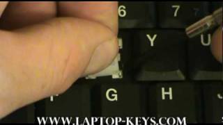 Replacement Keyboard Key Gateway Repair Guide [upl. by Edmondo]