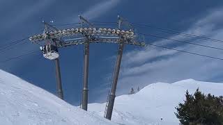 Strawberry Gondola Top Breakover Snowbasin UT Doppelmayr [upl. by Follansbee]