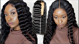 How To Crimp Hair on Weave under 10 minutes EASY TUTORIAL Glueless Lace Wig Install Ft Tinashe Hair [upl. by Rogozen837]