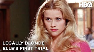 Elle Woods First Trial  Legally Blonde  HBO [upl. by Camus964]