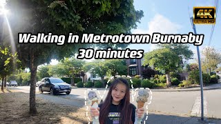 4K Ambient Sounds｜Exploring Beautiful Houses in Metrotown Burnaby｜Vancouver BC Canada｜铁道镇｜本拿比 [upl. by Johiah178]