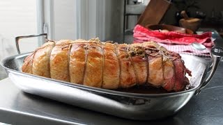 Boneless Whole Turkey for Thanksgiving  How to Bone Stuff amp Roast a Whole Turkey [upl. by Loredo]