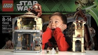 LEGO RANCOR PIT Lego Star Wars Set 75005  Timelapse Build Unboxing amp Review in 1080p HD [upl. by Ahsiekar]