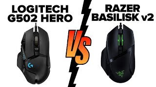 Razer Basilisk V2 vs Logitech G502 HERO  Which Mouse is Better [upl. by Judith]