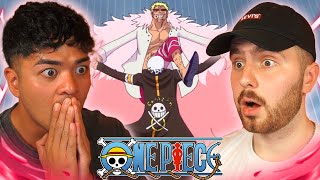 DOFLAMINGO DESTROYS LAW One Piece Episode 707  708 REACTION  REVIEW [upl. by Anir974]