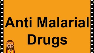 Pharmacology Anti Malarial Drugs MADE EASY [upl. by Piero]