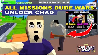 All Missions Dude Wars Unlock Chad Gameplay Full Story Update 2024 Part2  Dude Theft Wars [upl. by Aicerg128]