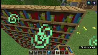 How to make a bookcasebookshelf door in minecraft java edition 120 tutorial minecraft [upl. by Ulrikaumeko890]