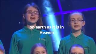 The Lords prayer African Sanctus with Lyrics Lindley Jr School [upl. by Akinyt]