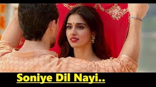 Soniye Dil Nayi Baaghi 2 Lyrics  Tiger Shroff  Disha Patani  Ankit Tiwari  Shruti Pathak  2018 [upl. by Bette422]