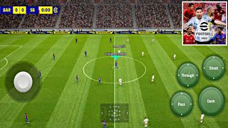 EFOOTBALL 2022 MOBILE  FIRST GAMEPLAY [upl. by Tuchman]