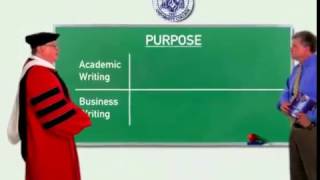 Business Writing vs Academic Writing [upl. by Idaline]